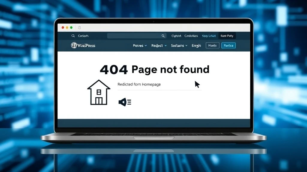 Redirect 404 Error to Homepage in WordPress | SEO Guide