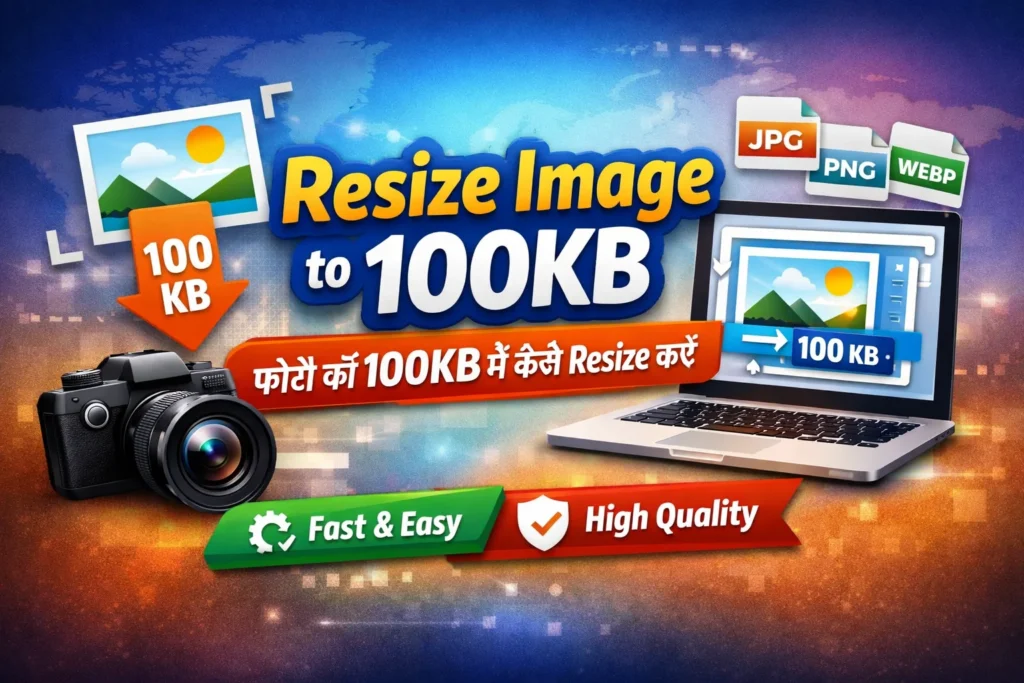 Resize Image to 100KB Online