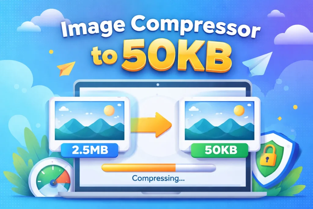 Image Compressor to 50KB – Reduce Image Size Online Free