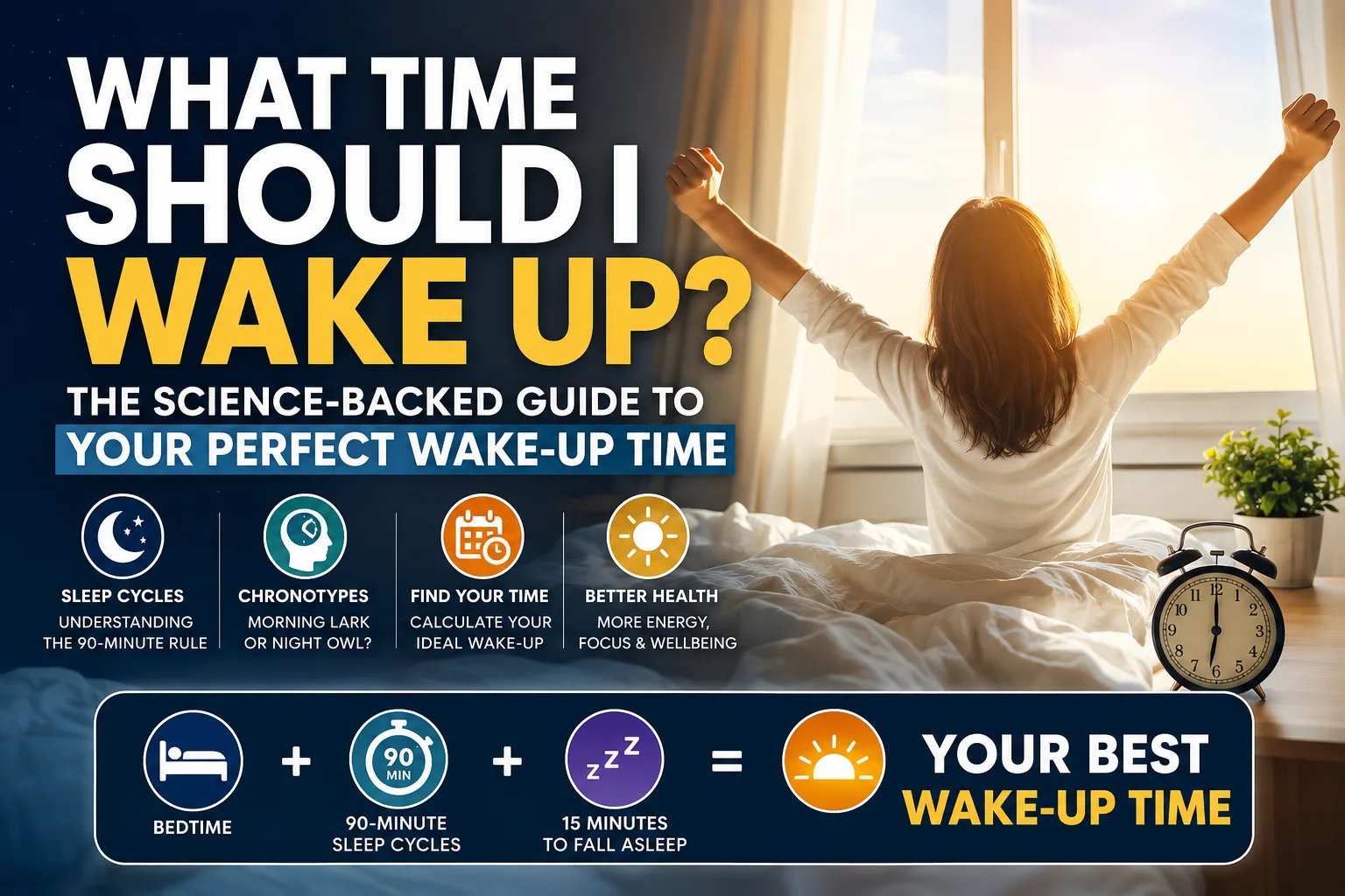 What Time Should I Wake Up? Best Wake-Up Time Based on Sleep Cycles