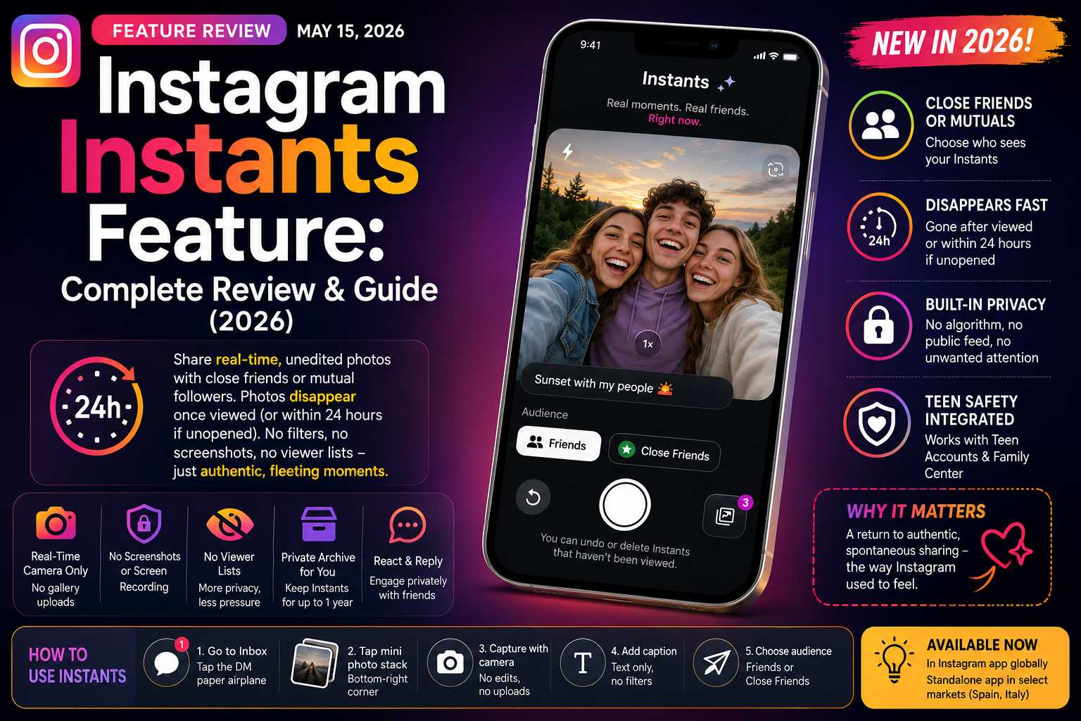 Instagram Instants Feature: Everything You Need to Know