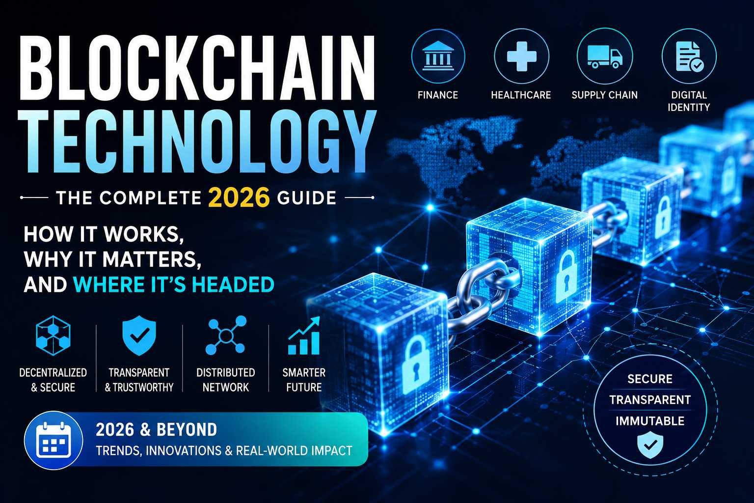 Blockchain Technology: The Complete 2026 Guide to How It Works, Why It Matters, and Where It's Headed