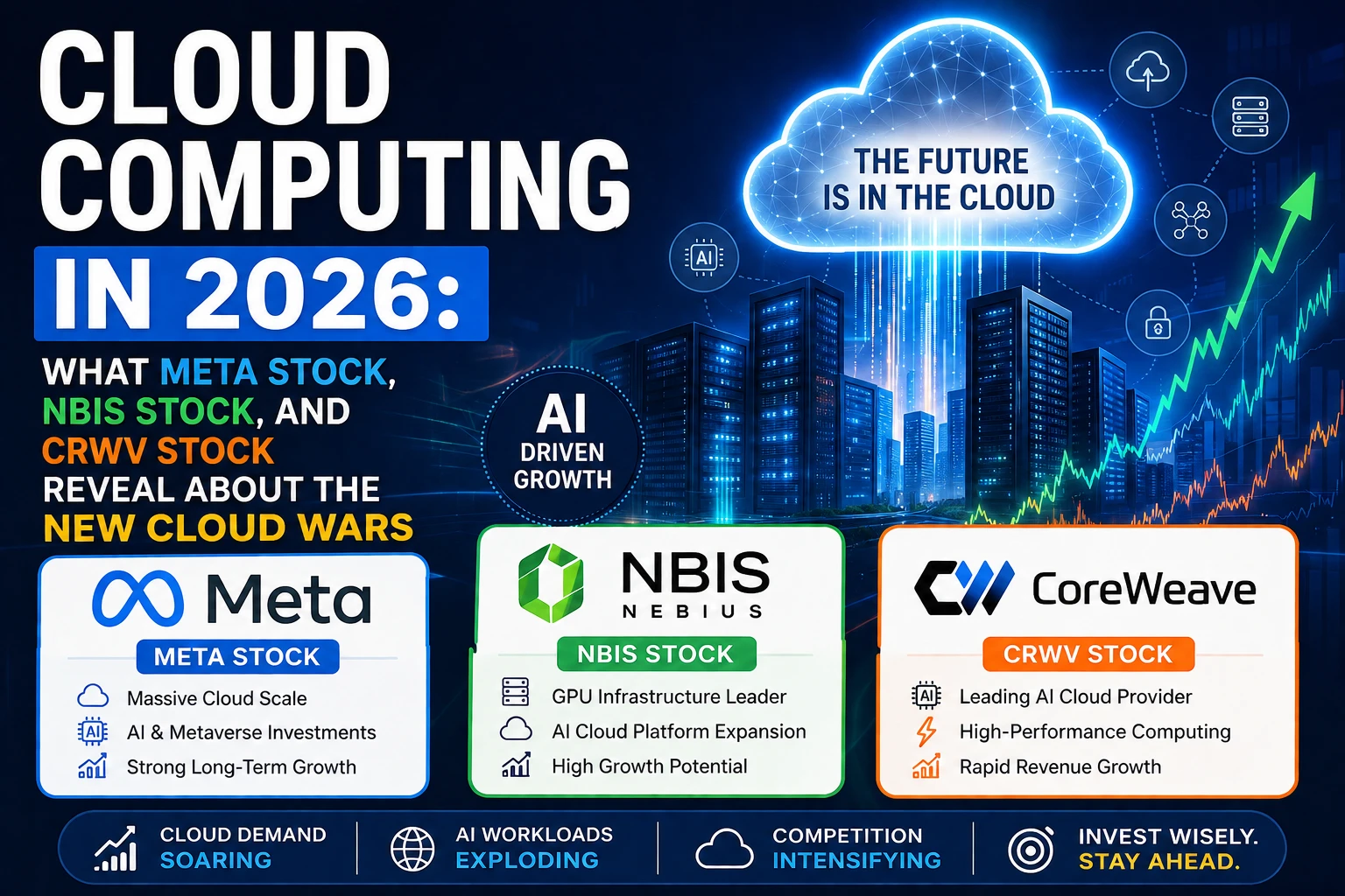 Cloud Computing in 2026: What Meta Stock, NBIS Stock, and CRWV Stock Reveal About the New Cloud Wars