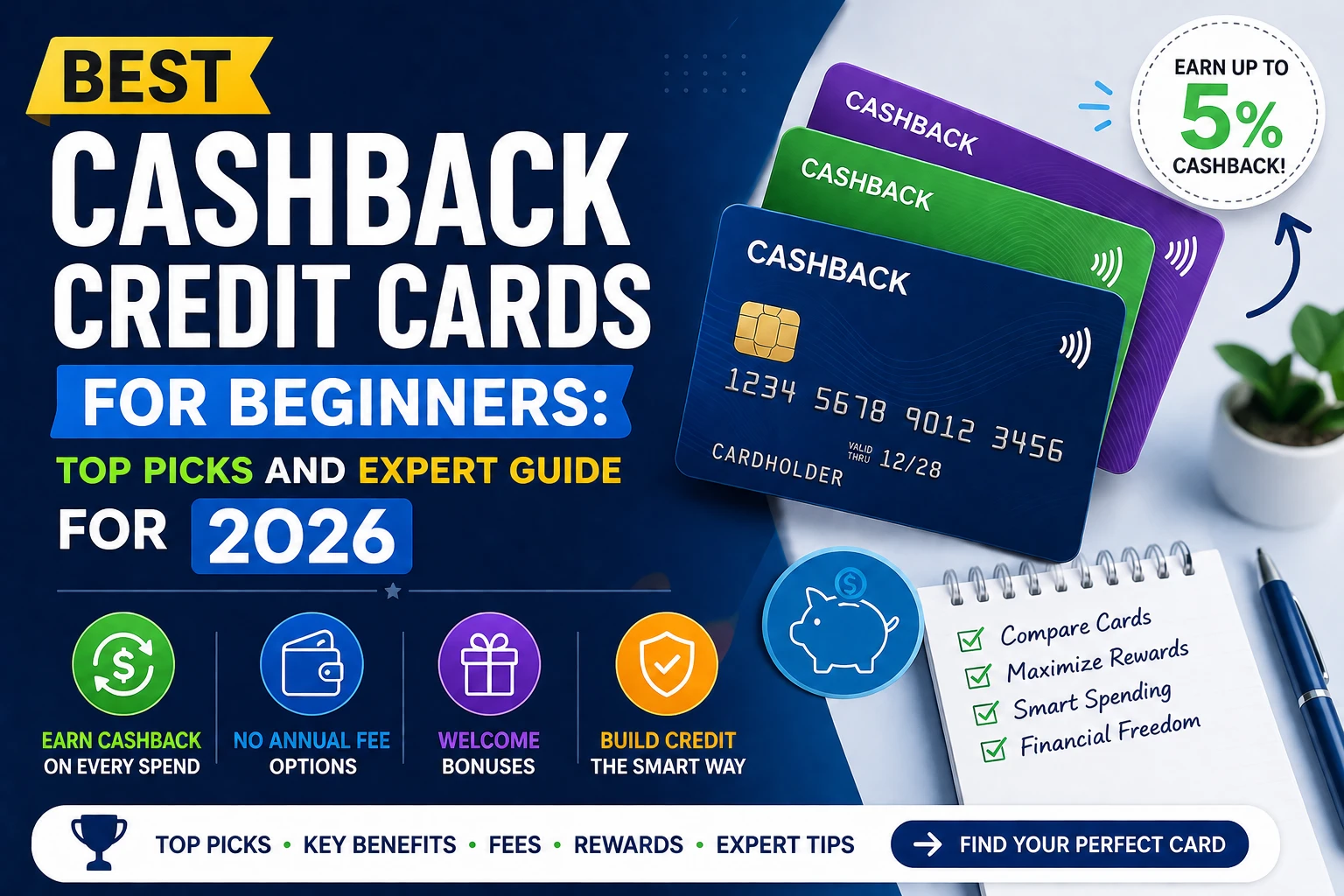 Best Cashback Credit Cards for Beginners – Top Picks & Expert Guide