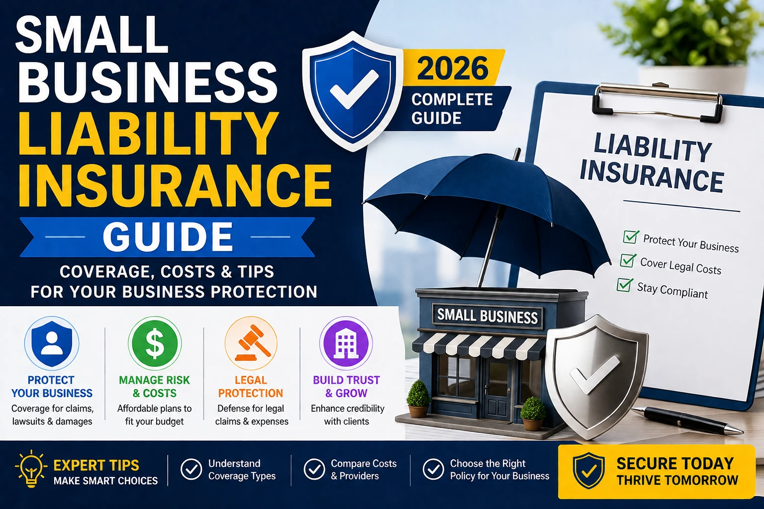Small Business Liability Insurance Guide – Coverage, Costs & Tips