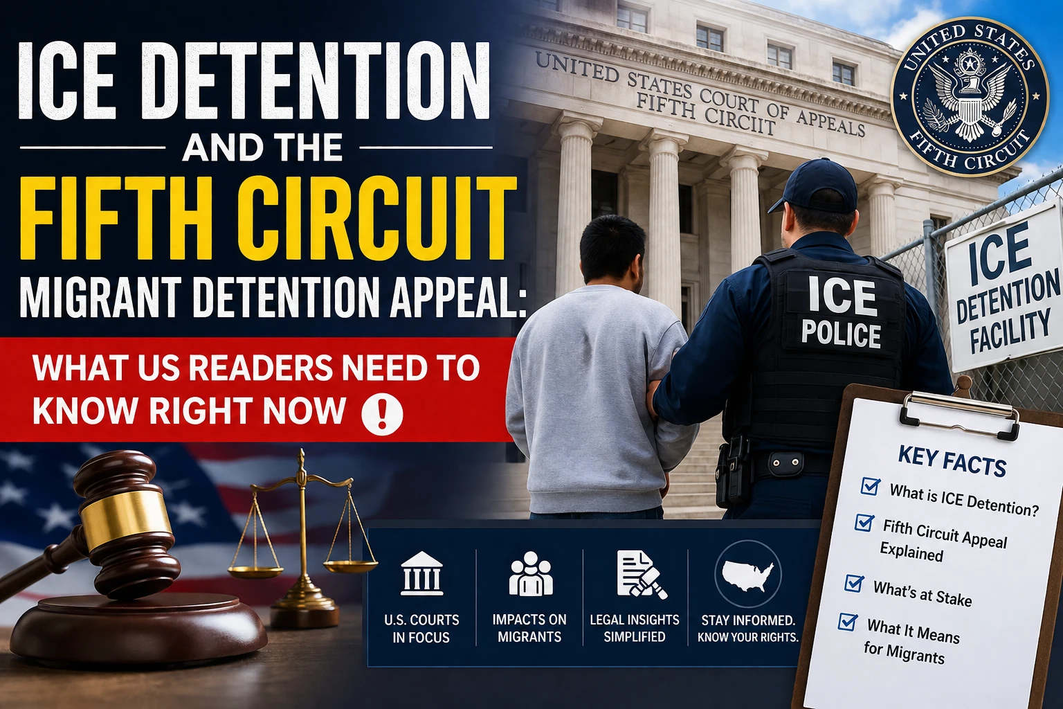 ICE Detention and the Fifth Circuit Migrant Detention Appeal: What US Readers Need to Know Right Now
